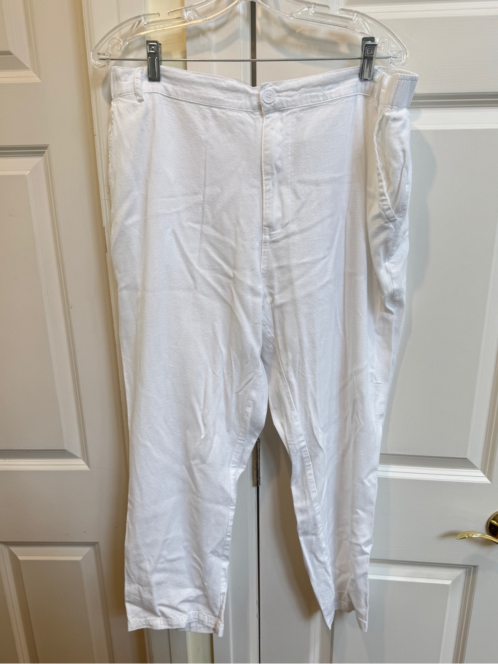 Coofandy Men’s White Linen Pants